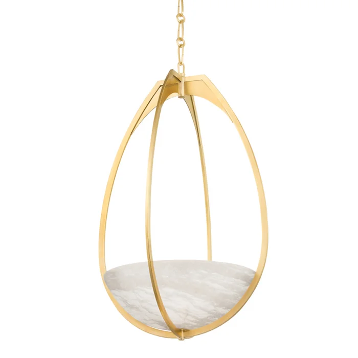 Lloyd LED Pendant in Aged Brass (70|4319-AGB)