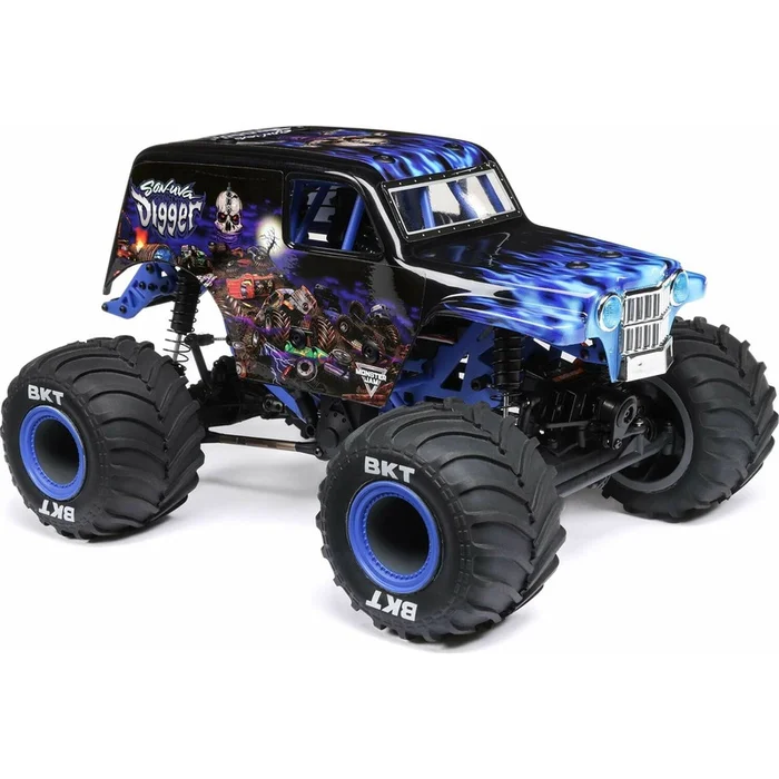 Losi 1/18 Mini LMT 4X4 Brushed Monster Truck RTR, Son-Uva Digger