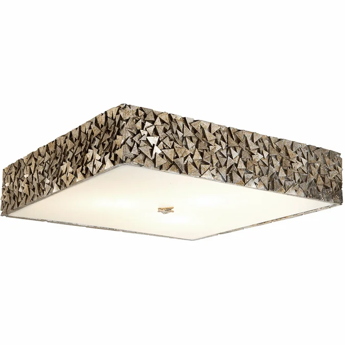 Lucas McKearn FM1158S-SQ-20 Mosaic Modern Silver 20″ Ceiling Lighting