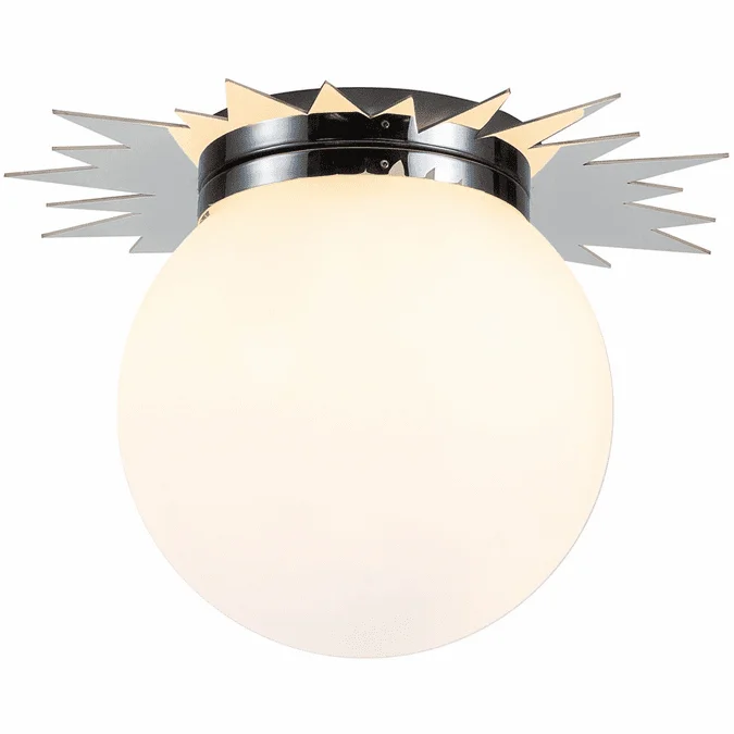 Lucas McKearn FM90417PC-15 Soleil Modern Polished Chrome Ceiling Light Fixture