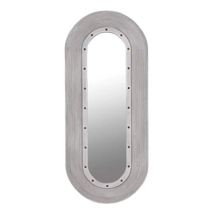 luna mirror, white washed