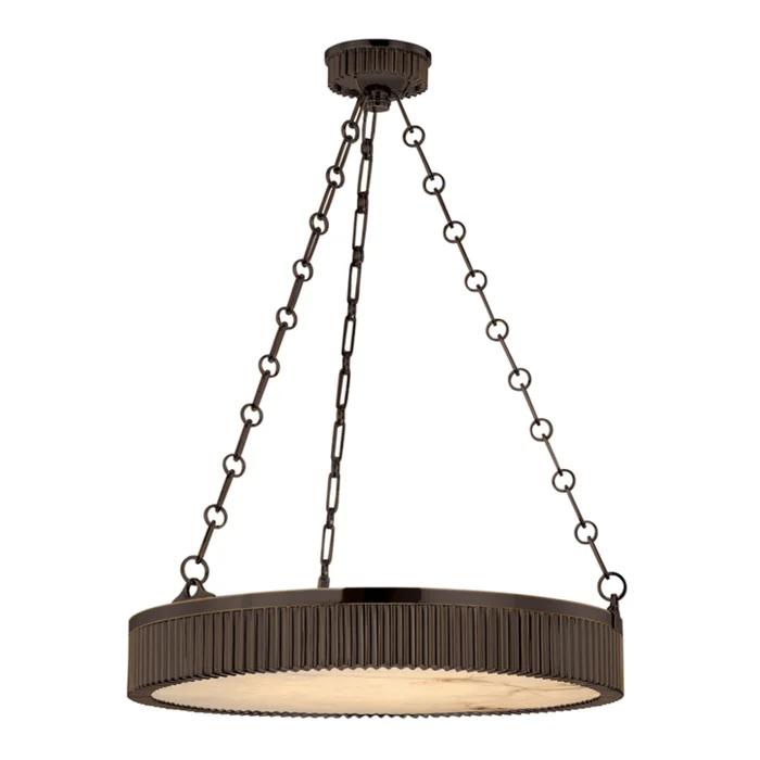 Lynden 5-Light Chandelier in Distressed Bronze 22L x 22W x 8.25H