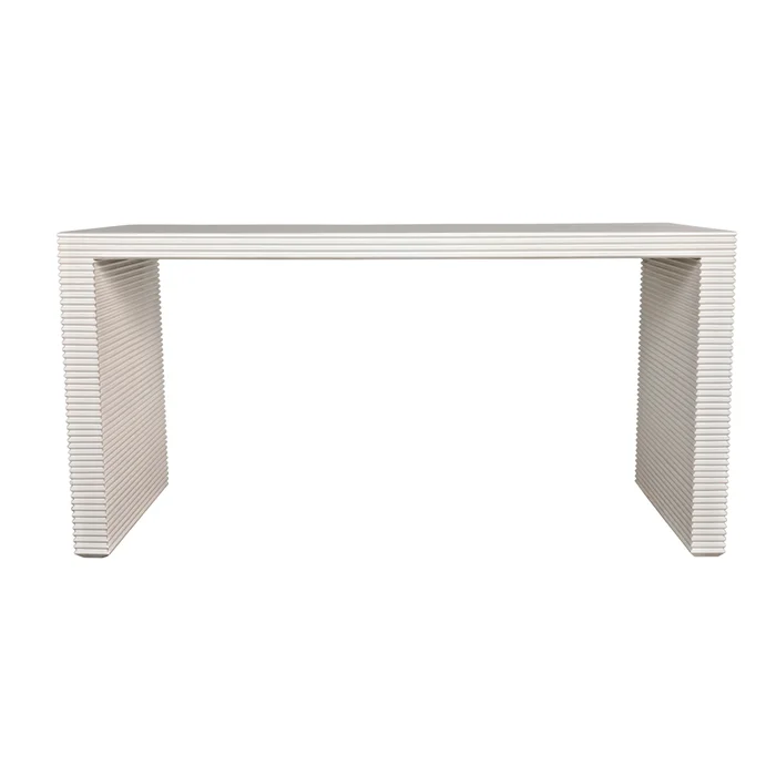manhattan desk, solid white