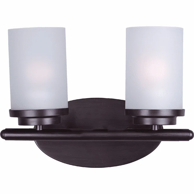 Maxim 10212FTOI Corona Oil Rubbed Bronze 2-Light Bathroom Lighting