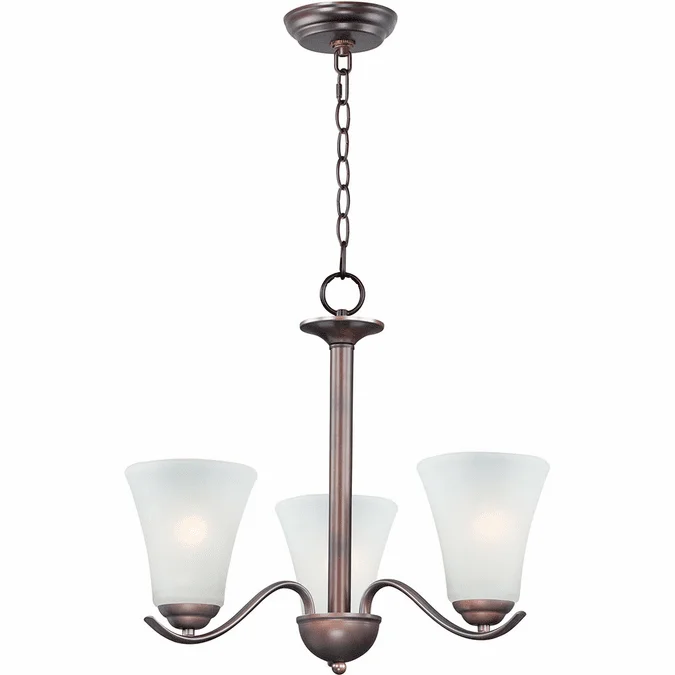 Maxim 12073FTOI Vital Traditional Oil Rubbed Bronze Mini Chandelier Lamp