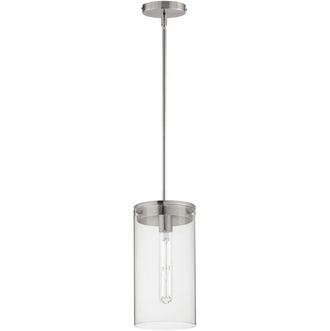 Maxim 12408CLSN Pinn Contemporary Satin Nickel Mini Pendant Lamp