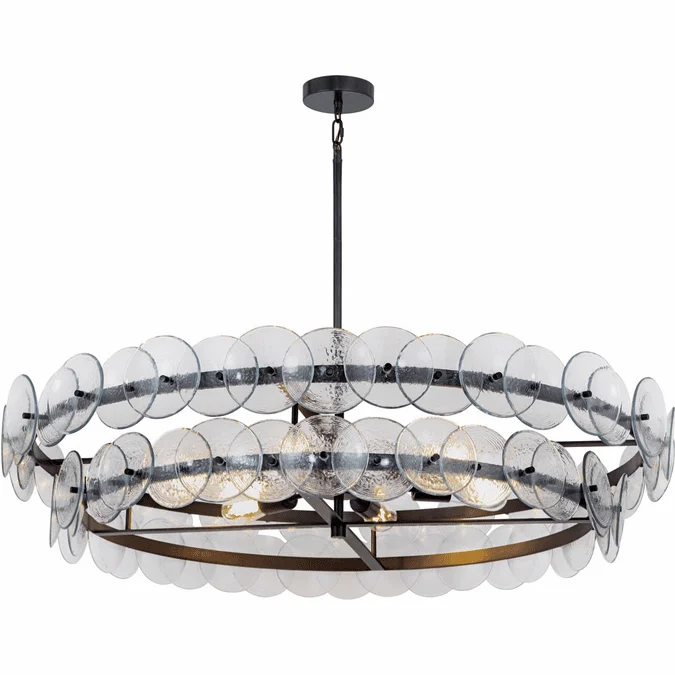 Maxim 21824TCGM Loren Modern Gunmetal 42″ Hanging Pendant Lighting