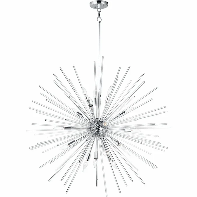 Maxim 28666CLPC Polaris Modern Polished Chrome Chandelier Light