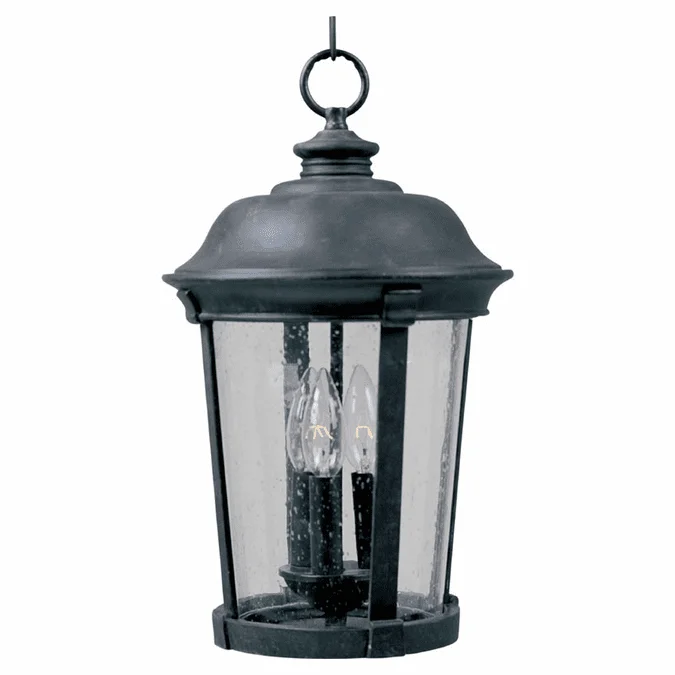 Maxim 3029CDBZ Dover DC Traditional Bronze 20″ Tall Outdoor Hanging Pendant Light