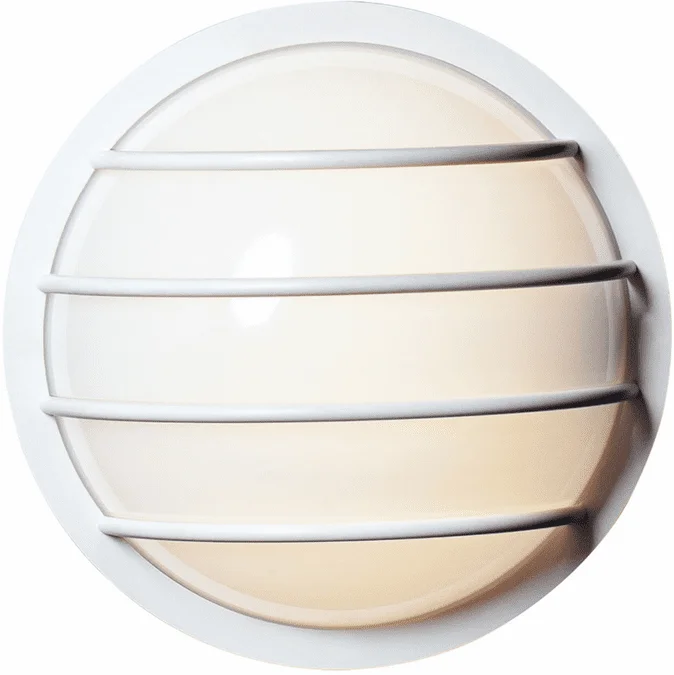 Maxim 51112FTWT Bulwark Contemporary White LED Outdoor Wall Lighting Fixture