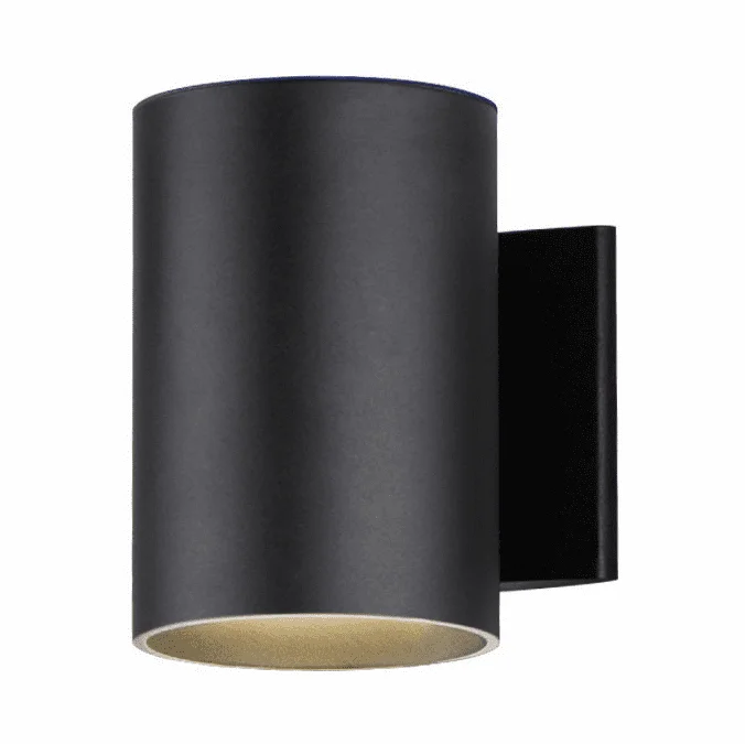 Maxim 86401BK Outpost Modern Black LED Exterior 7″ Wall Sconce