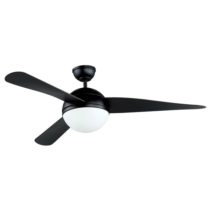 Maxim Cupola 52″ LED 2-Light Ceiling Fan – Black – 88802BK
