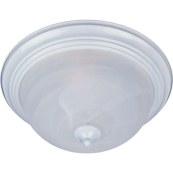 Maxim Essentials 3-LT Flush Mount – White – 5842MRWT