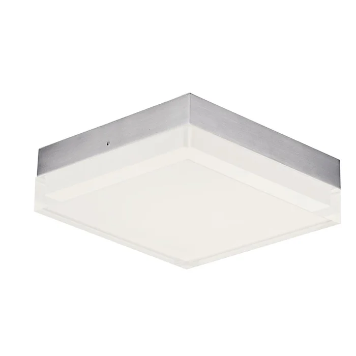 Maxim Illuminaire II 6.5″ SQ 15W LED Flush Mount Dim – Satin Nickel – 57687CLFTSN