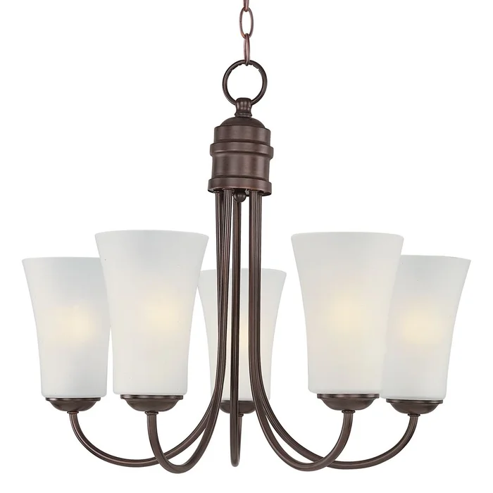 Maxim Logan 5-LT Single-Tier Chandelier – Oil Rubbed Bronze – 10045FTOI