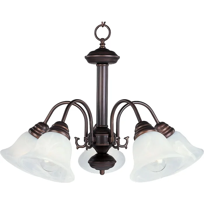Maxim Malaga 5-LT Chandelier – Oil Rubbed Bronze – 2698MROI