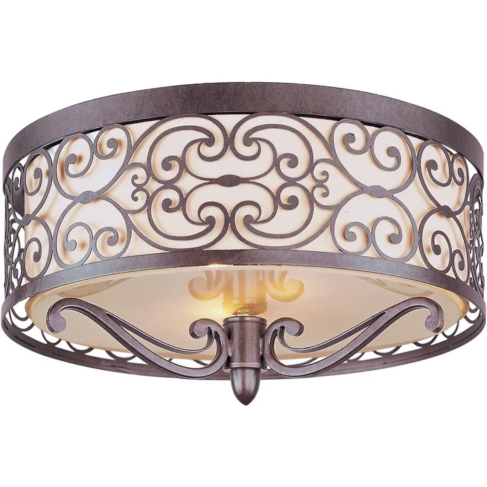 Maxim Mondrian 2-LT Flush Mount – Umber Bronze – 21151WHUB