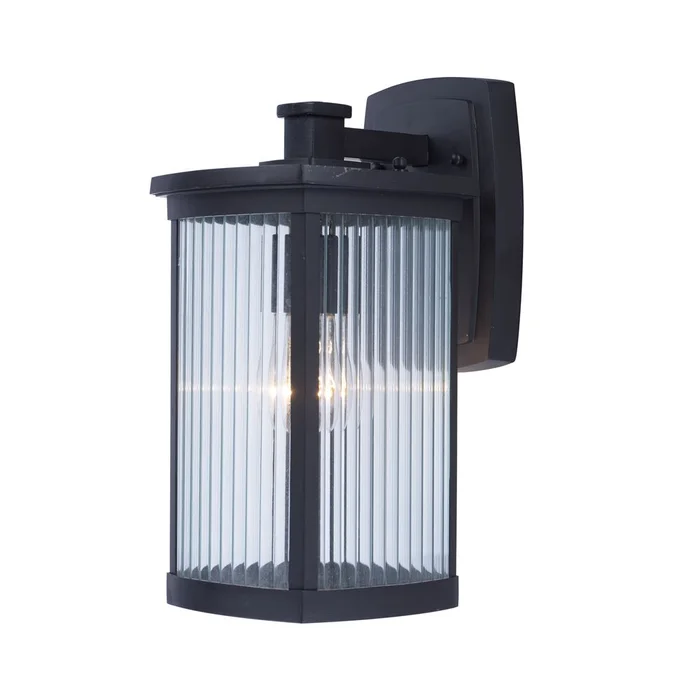Maxim Terrace 1-LT Medium Outdoor Wall Lantern – Bronze – 3253CRBZ