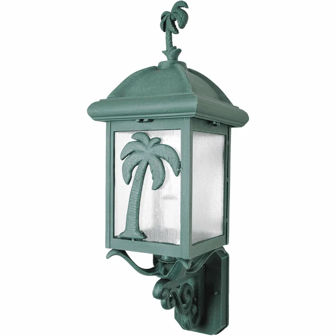 Melissa PT29507 Palm Tree Series Traditional Medium Outdoor Wall Mounted Lamp