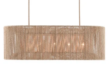 Mereworth Collection Five Light Chandelier in Natural Rope/Beige (142|9000-0737)