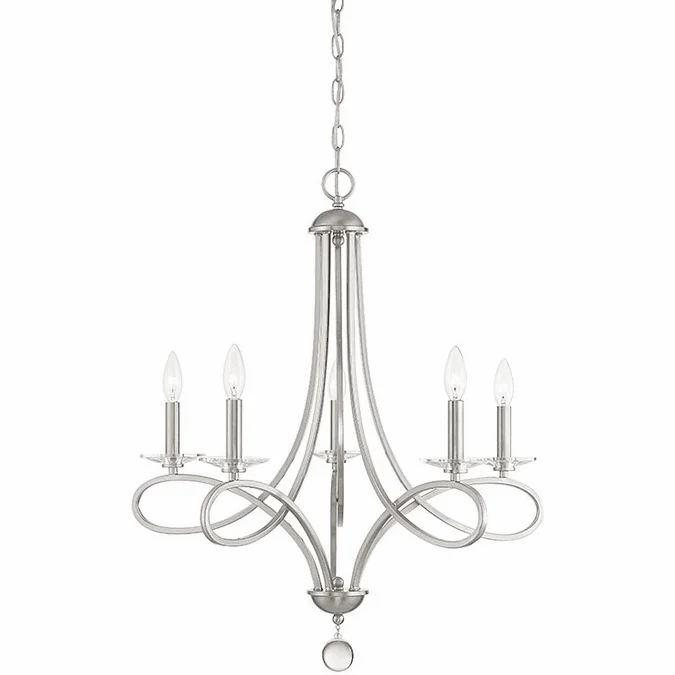 Meridian M10028BN Brushed Nickel Lighting Chandelier
