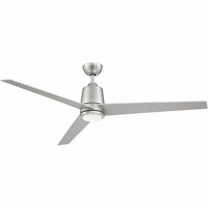 Meridian M2013BNRV Contemporary Brushed Nickel LED 56″ Ceiling Fan