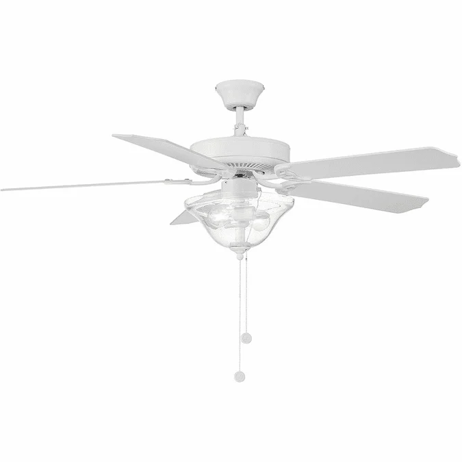 Meridian M2019WHRV Contemporary Bisque White 52″ Home Ceiling Fan