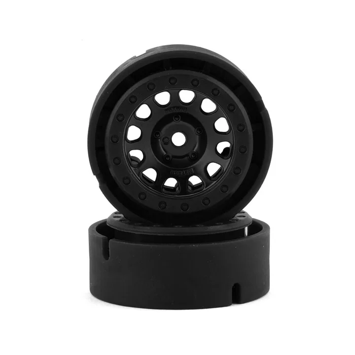 Method 105 1.0 Black Beadlock Wheels for TRX-4M (2) (TRA9781)