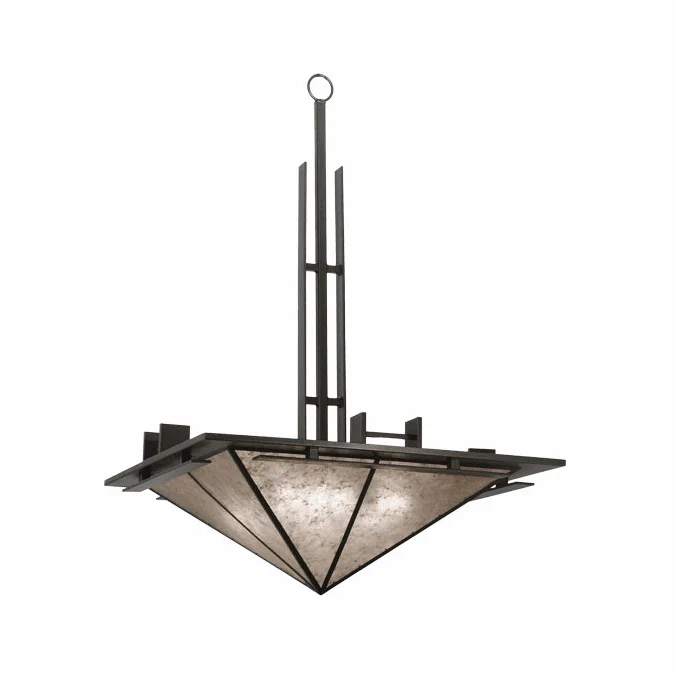 Meyda Custom 112392 Dimmable Compact Fluorescent Lineage Inverted Pendant