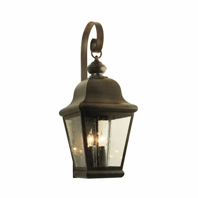 Meyda Custom 115253 Lapalma Traditional 27 Inch Tall Outdoor Wall Sconce Lighting Fixture