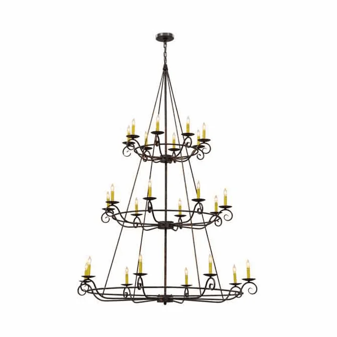 Meyda Custom 115255 Estrella Gilded Tobacco Chandelier Lighting