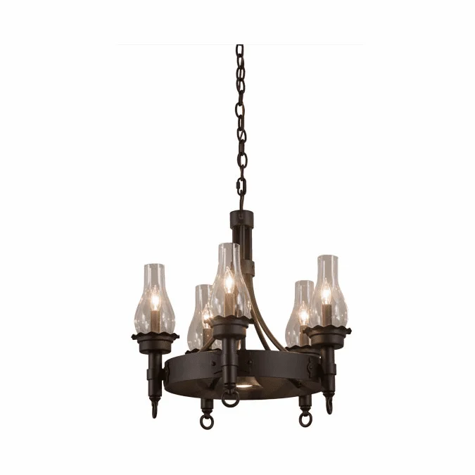 Meyda Custom 161543 Durango Retro Oil Rubbed Bronze Mini Lighting Chandelier