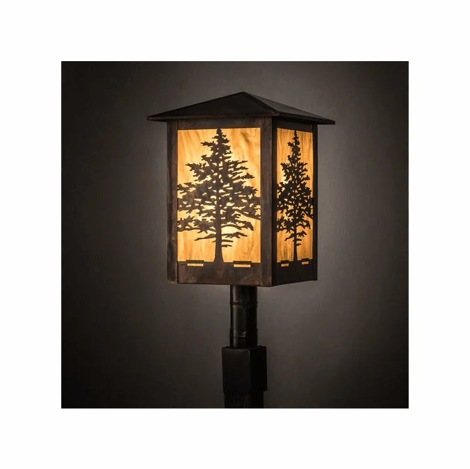 Meyda Custom 199846 Tamarack Country Vintage Copper Outdoor Post Lighting