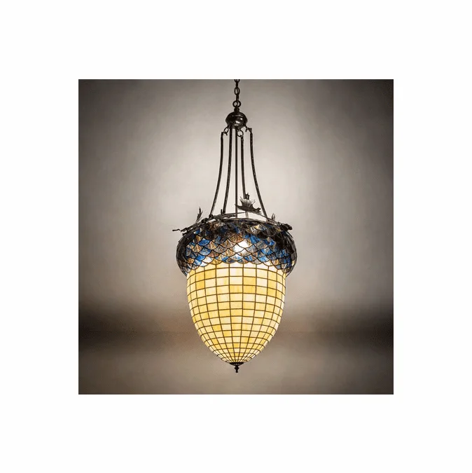 Meyda Custom 220216 Greenbriar Oak Timeless Bronze Pendant Lighting Fixture