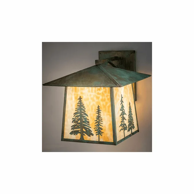 Meyda Custom 247827 Stillwater Modern Verdigris 18″ Lighting Wall Sconce