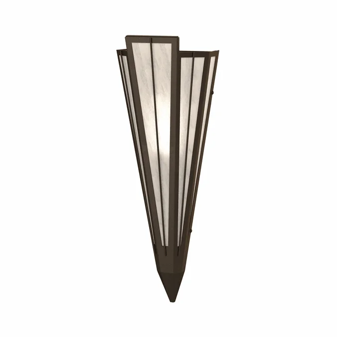 Meyda Custom 255608 Brum Modern Oil Rubbed Bronze Lamp Sconce