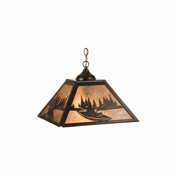 Meyda Custom 74156 Kayak on Lake Country Lighting Pendant