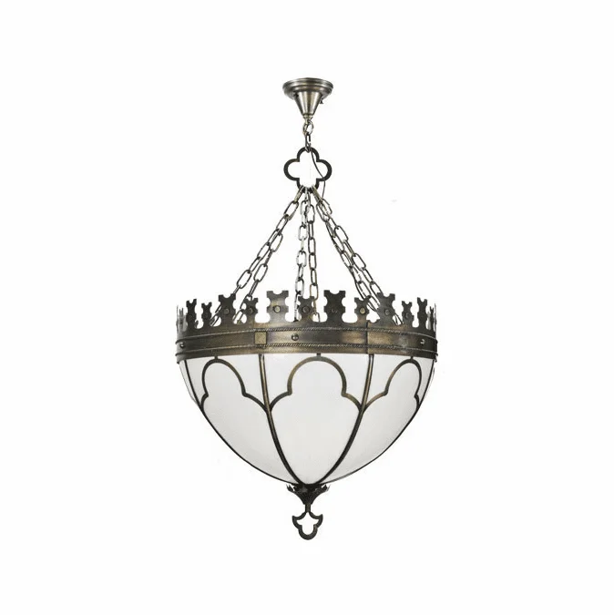 Meyda Custom 81438 Gothic Craftsman Brown Pendant Lighting