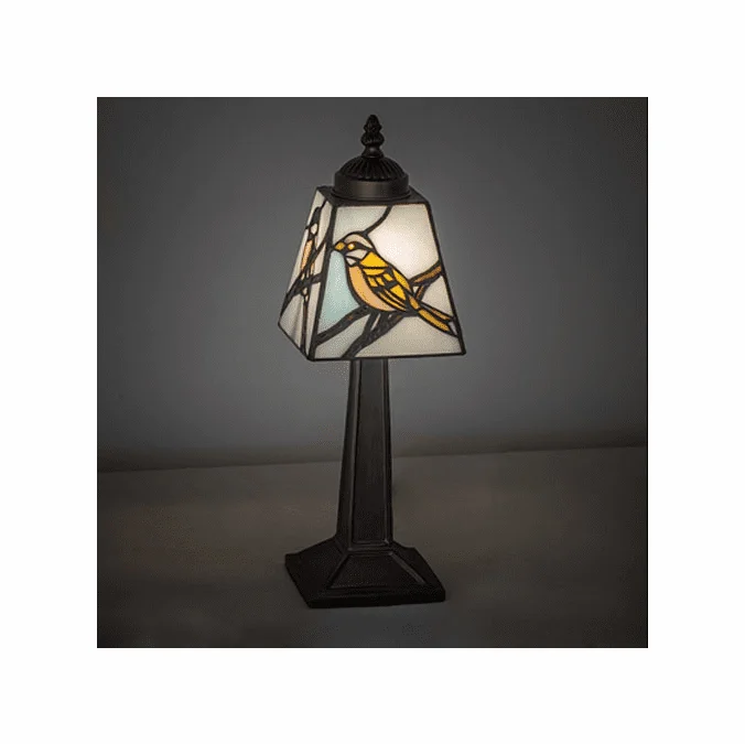Meyda Lighting 262793 Backyard Friends Tiffany Side Table Lamp