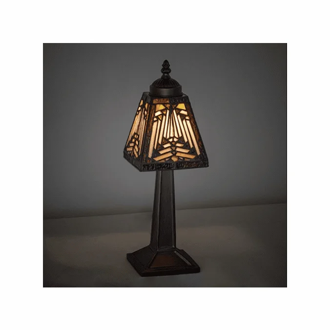 Meyda Lighting 262807 Nuevo Mission Tiffany Table Top Lamp