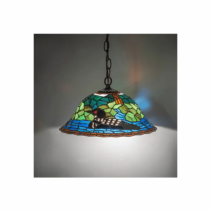Meyda Lighting 267380 Loon Tiffany Pendant Light