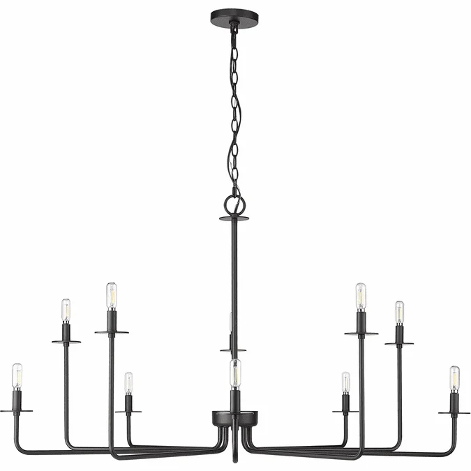 Millennium 12510-MB Marceline Modern Matte Black Lighting Chandelier