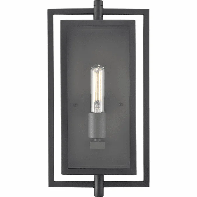 Millennium 250001-TBK Rankin Modern Textured Black Outdoor Wall Sconce
