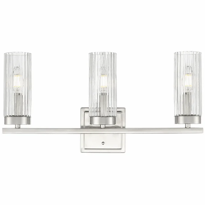 Millennium 46003-BN Iversen Contemporary Brushed Nickel 3-Light Bath Sconce