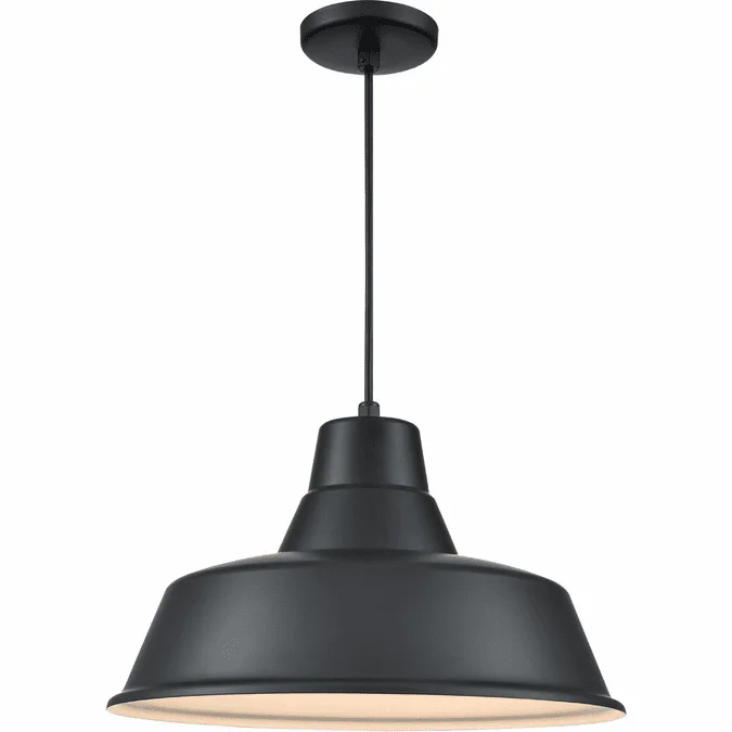 Millennium RCLWC17-SB R Series Retro Satin Black 17″ Lighting Pendant