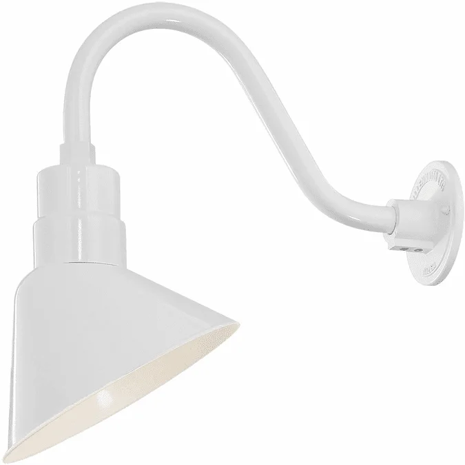 Millennium RLM RAS10-WH R Series White 10″ Outdoor Wall Sconce