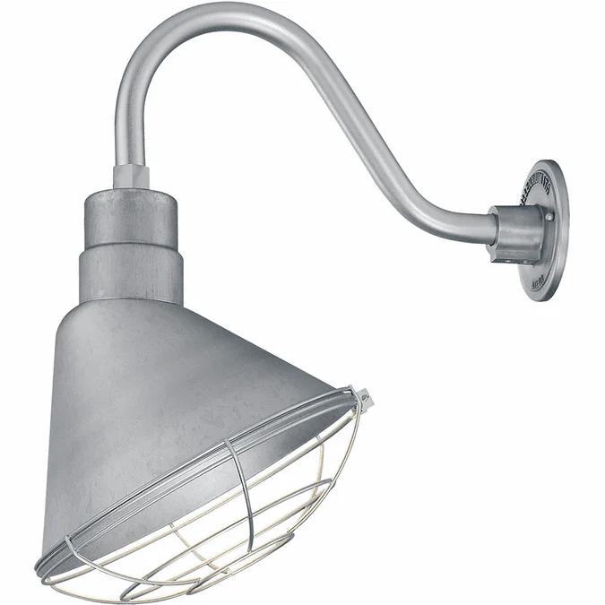Millennium RLM RAS12-GA R Series Galvanized 12″ Outdoor Lamp Sconce