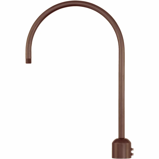 Millennium RPAS-ABR R Series Vintage Architectural Bronze Outdoor Post Adapter