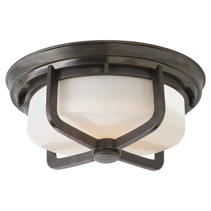 Milton Two Light Flush Mount