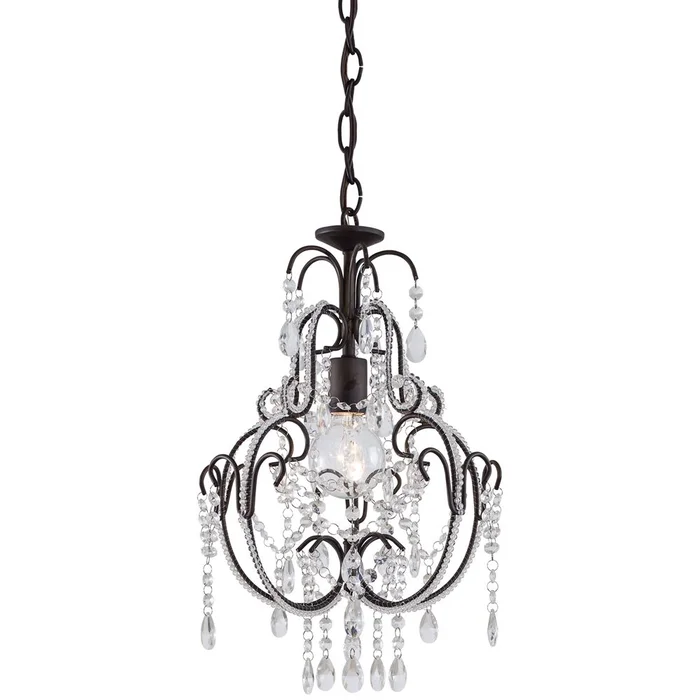 Minka Lavery 1-LT Mini Chandelier – Taylor Bronze – 3123-489
